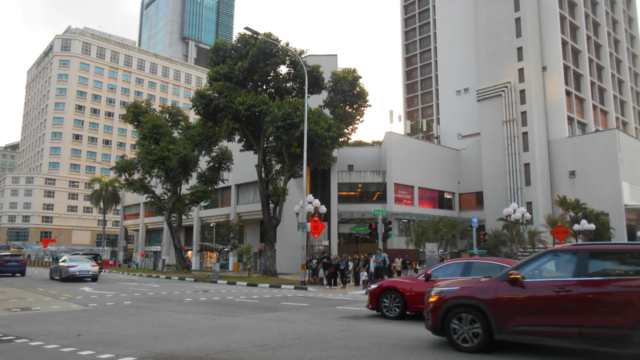 The Golden Landmark building in Kampong Glam, Singapore